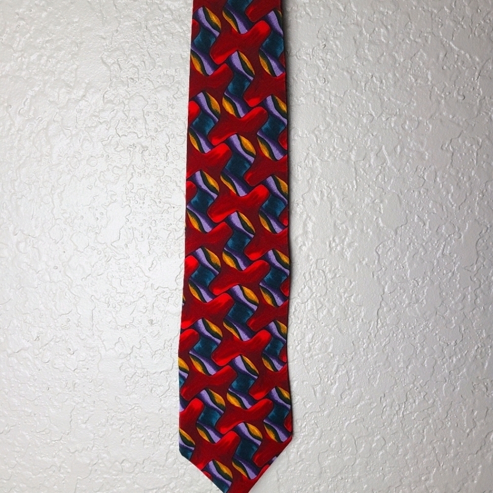 J. Garcia Silk Neck Tie Mesa Collection Seven